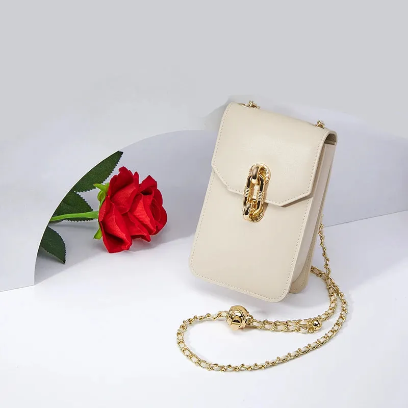 Luxury Mini Shoulder Bag & Wallet: Elegant & Functional