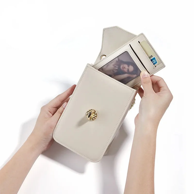 Luxury Mini Shoulder Bag & Wallet: Elegant & Functional