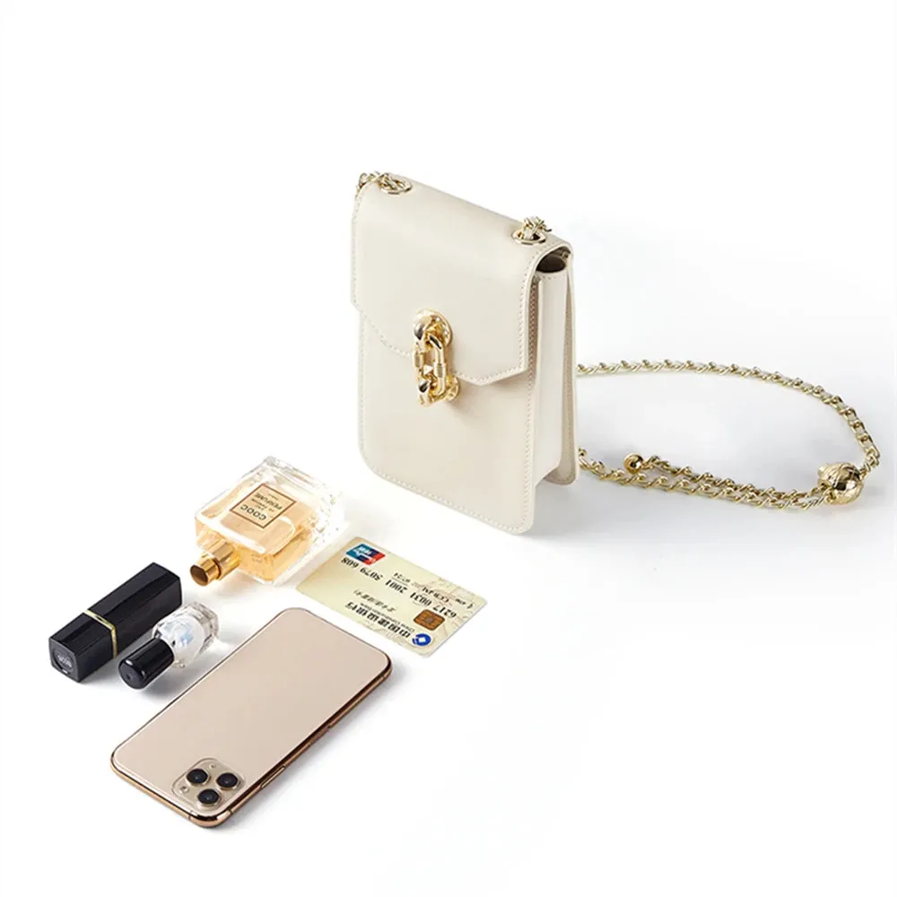 Luxury Mini Shoulder Bag & Wallet: Elegant & Functional