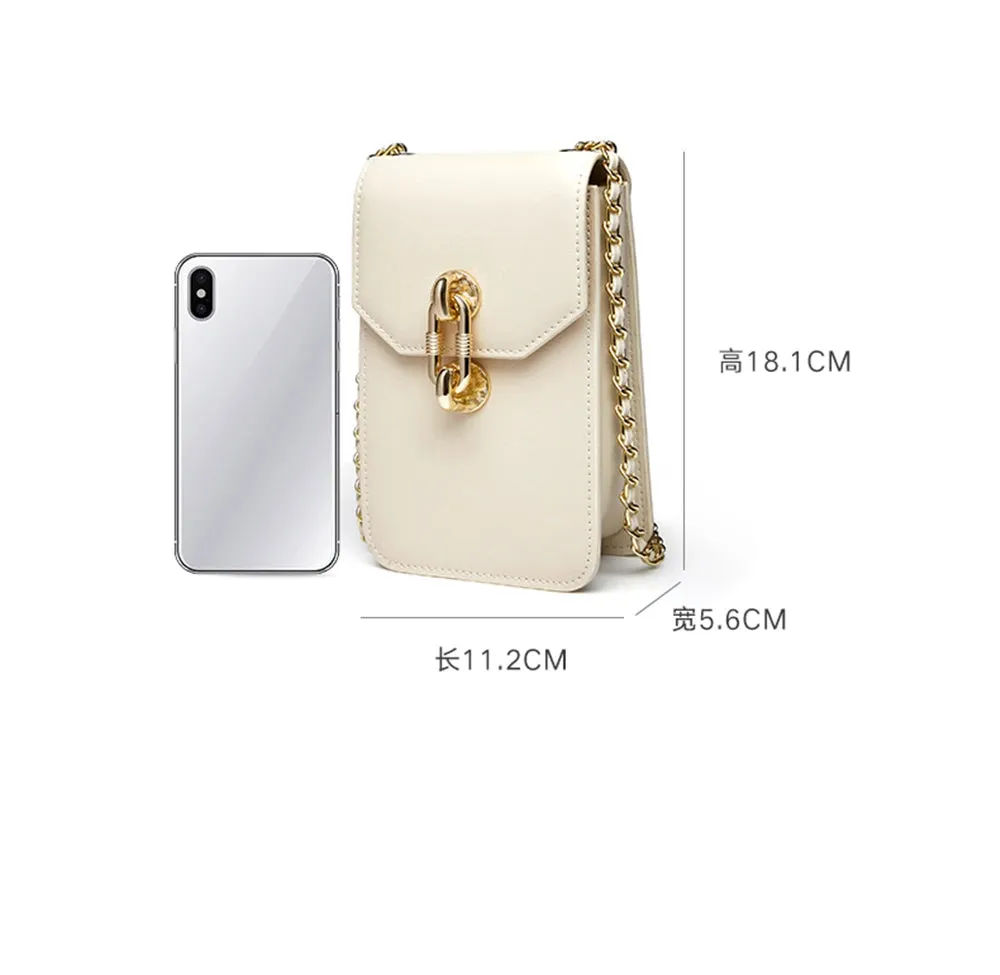 Luxury Mini Shoulder Bag & Wallet: Elegant & Functional
