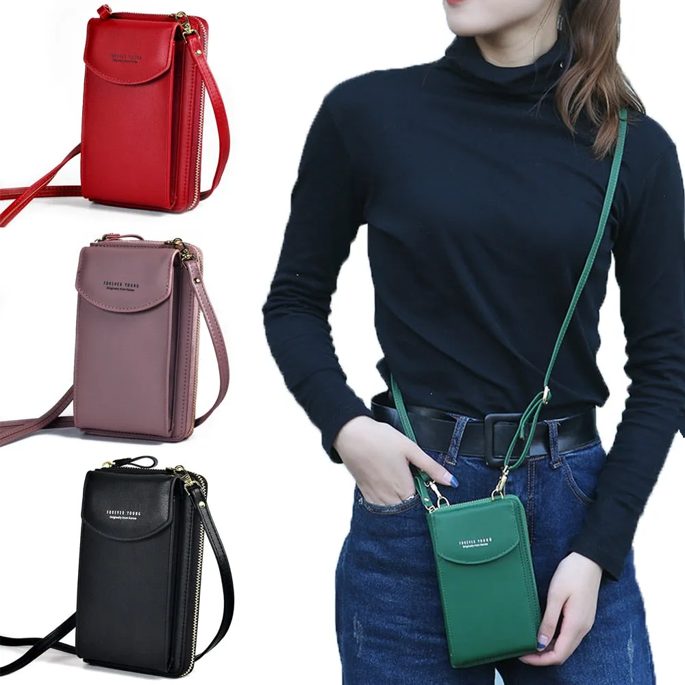 Luxury PU leather Phone Wallet and Handbags