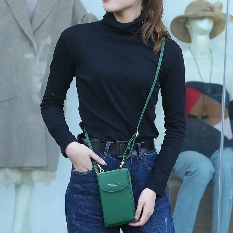 Luxury PU leather Phone Wallet and Handbags