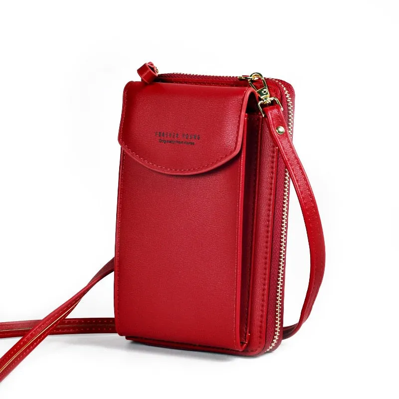 Luxury PU leather Phone Wallet and Handbags