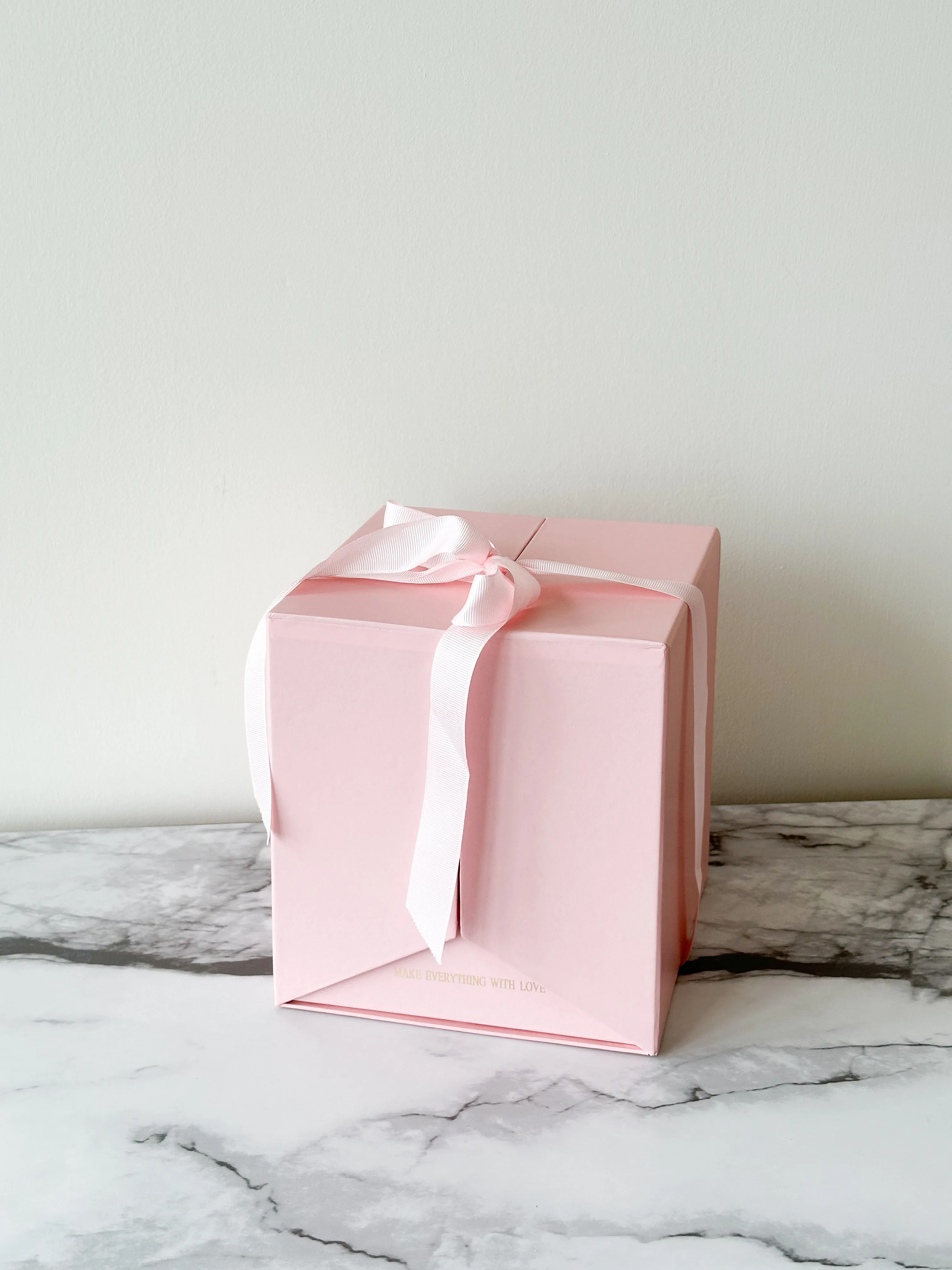 Luxury Square Box With An Open Top & Square Cut Out