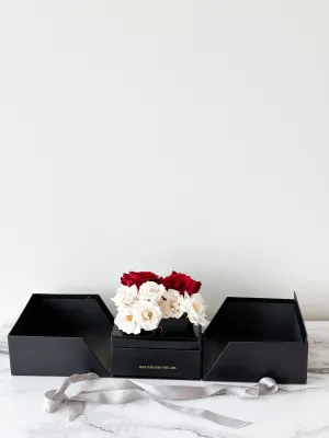 Luxury Square Box With An Open Top & Square Cut Out