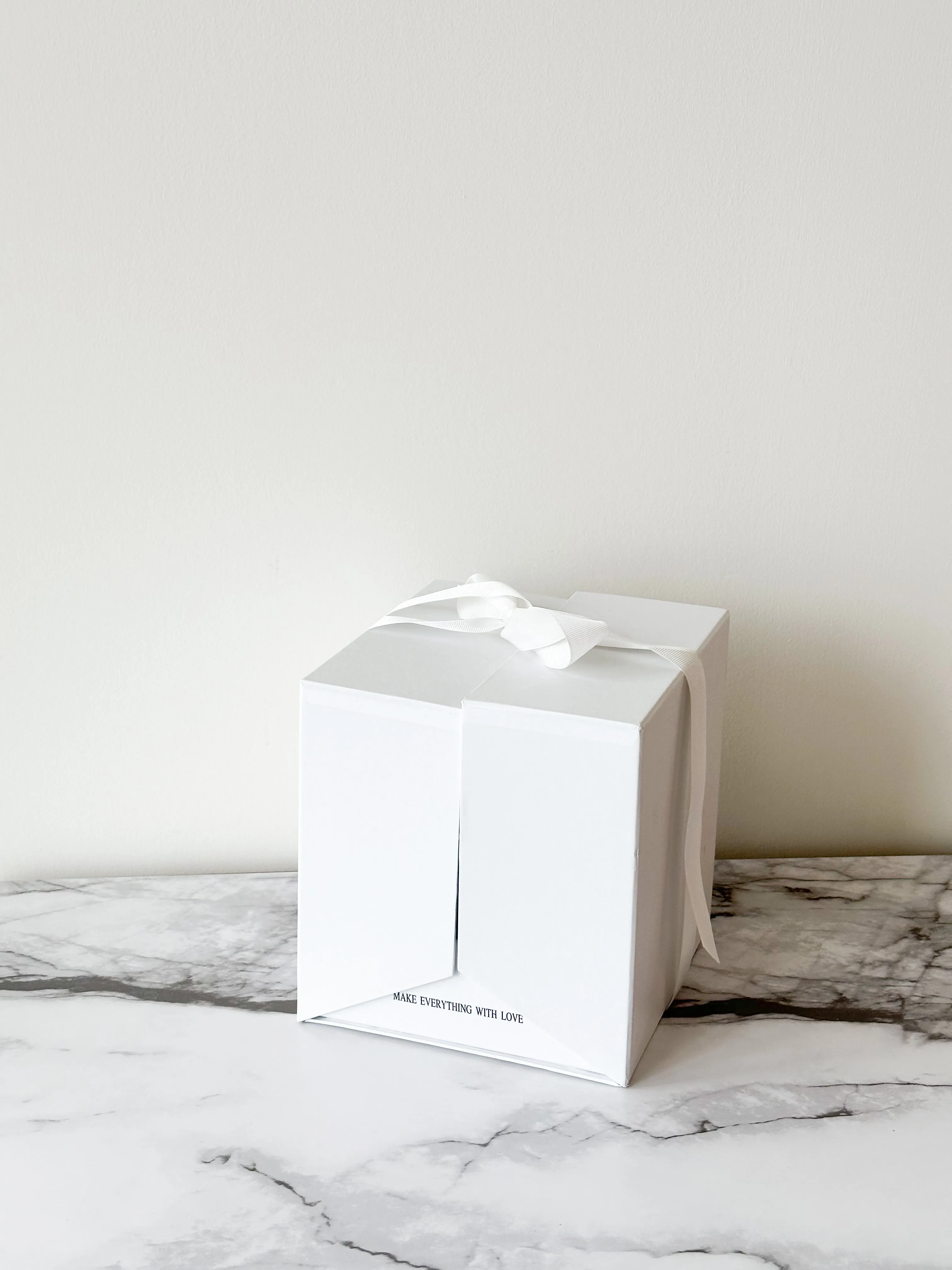 Luxury Square Box With An Open Top & Square Cut Out