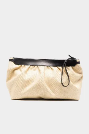 Luz Pouch in Natural Black
