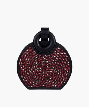 Manexca Mini in Raffia and Leather