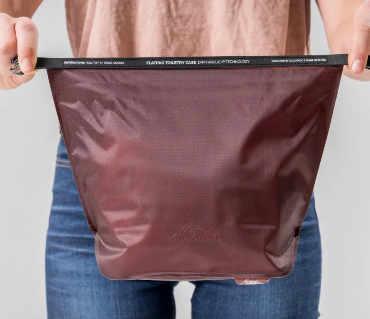 Matador Flatpack™ Waterproof Toiletry Case - Garnet