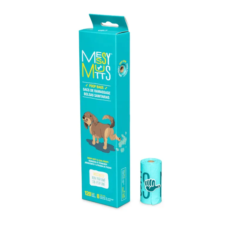 Messy Mutts  - Advanced BioRecycle Poop Bag 8 pack Refill