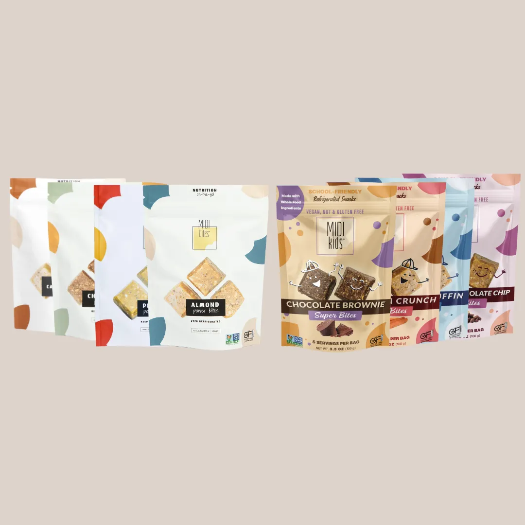 Midi bites and Midi Kids Variety pack