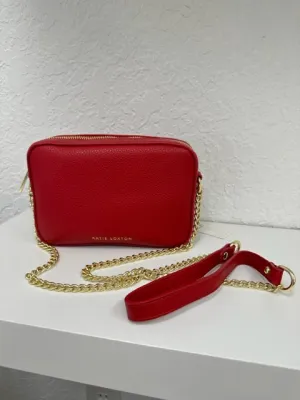 Millie Mini Crossbody Handbag-Red