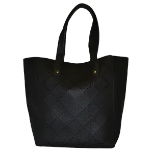 MIMOSA- Womens Laser Cut Vegan Tote Bag