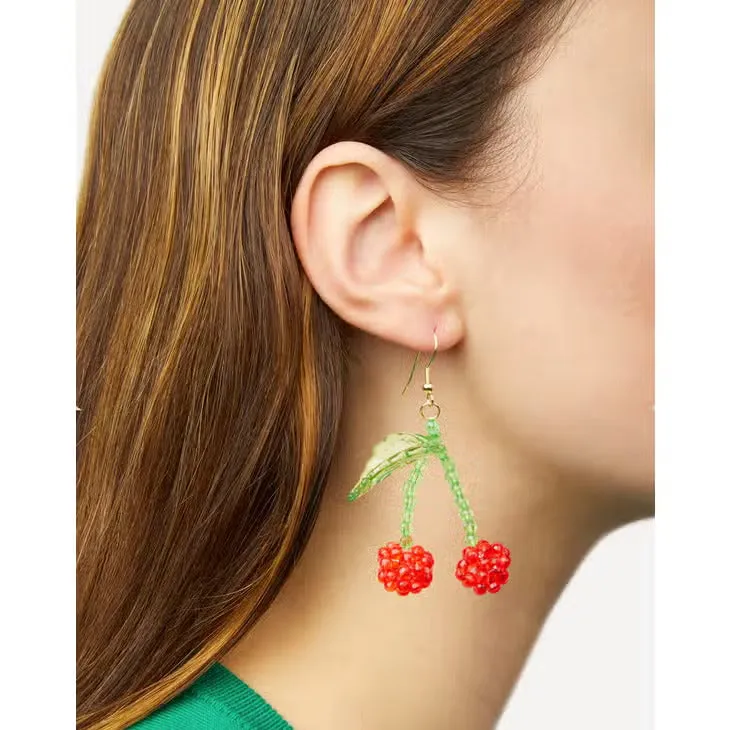 Mini Cherry Earrings