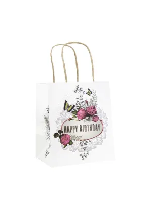 MINI GIFT BAG, BIRTHDAY ROSES