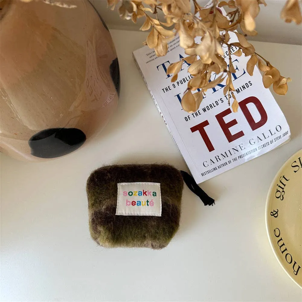 Mini Plush Makeup Bag