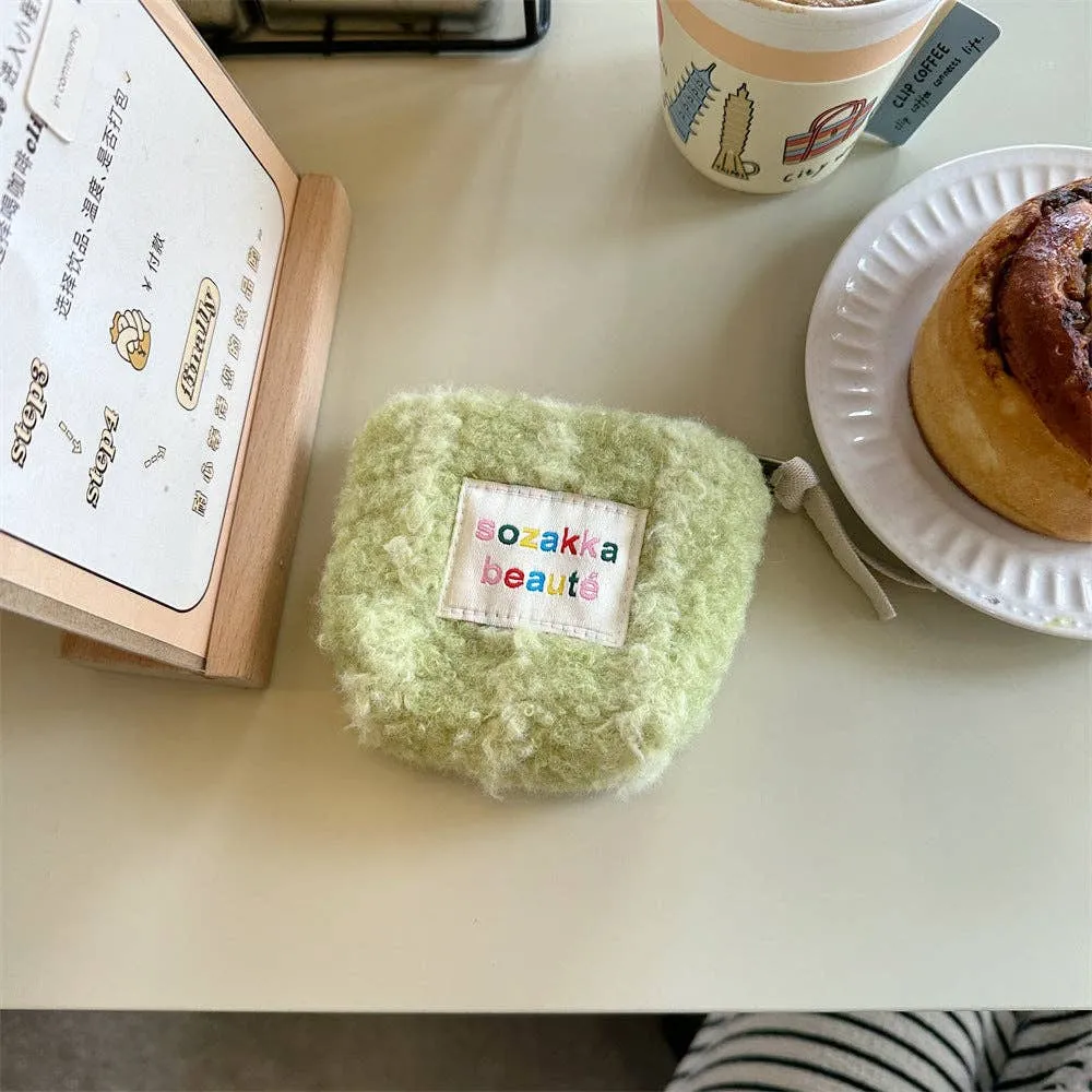 Mini Plush Makeup Bag