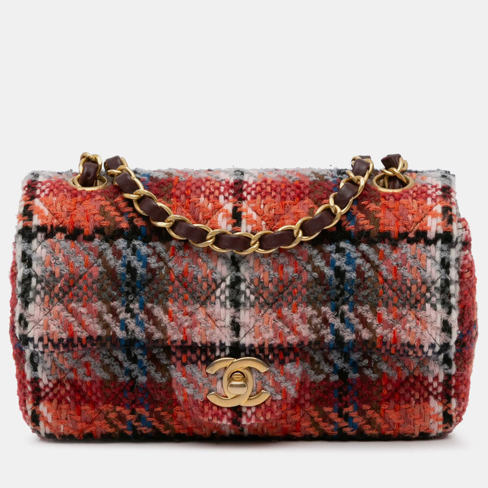 Mini Rectangular Classic Tweed Flap