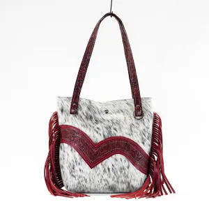 Mini Trisha - Black & White w/ Burgundy Tool