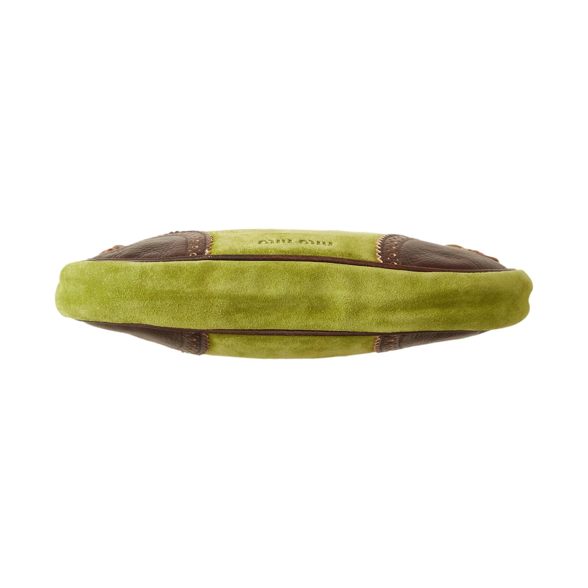 Miu Miu Green Suede Mini Bag