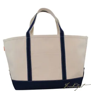 Monogrammed Medium Boat Tote