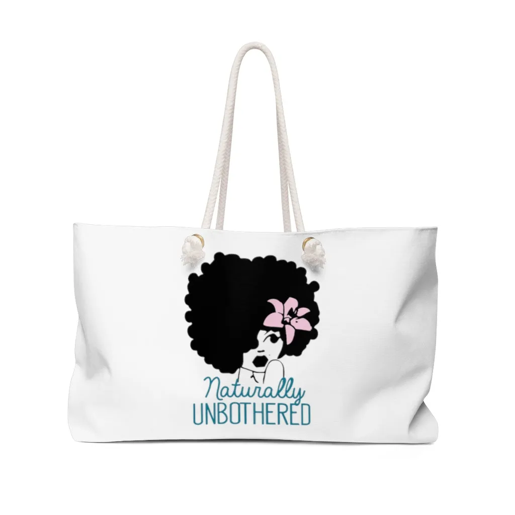 Naturally Unbothered Weekender Bag