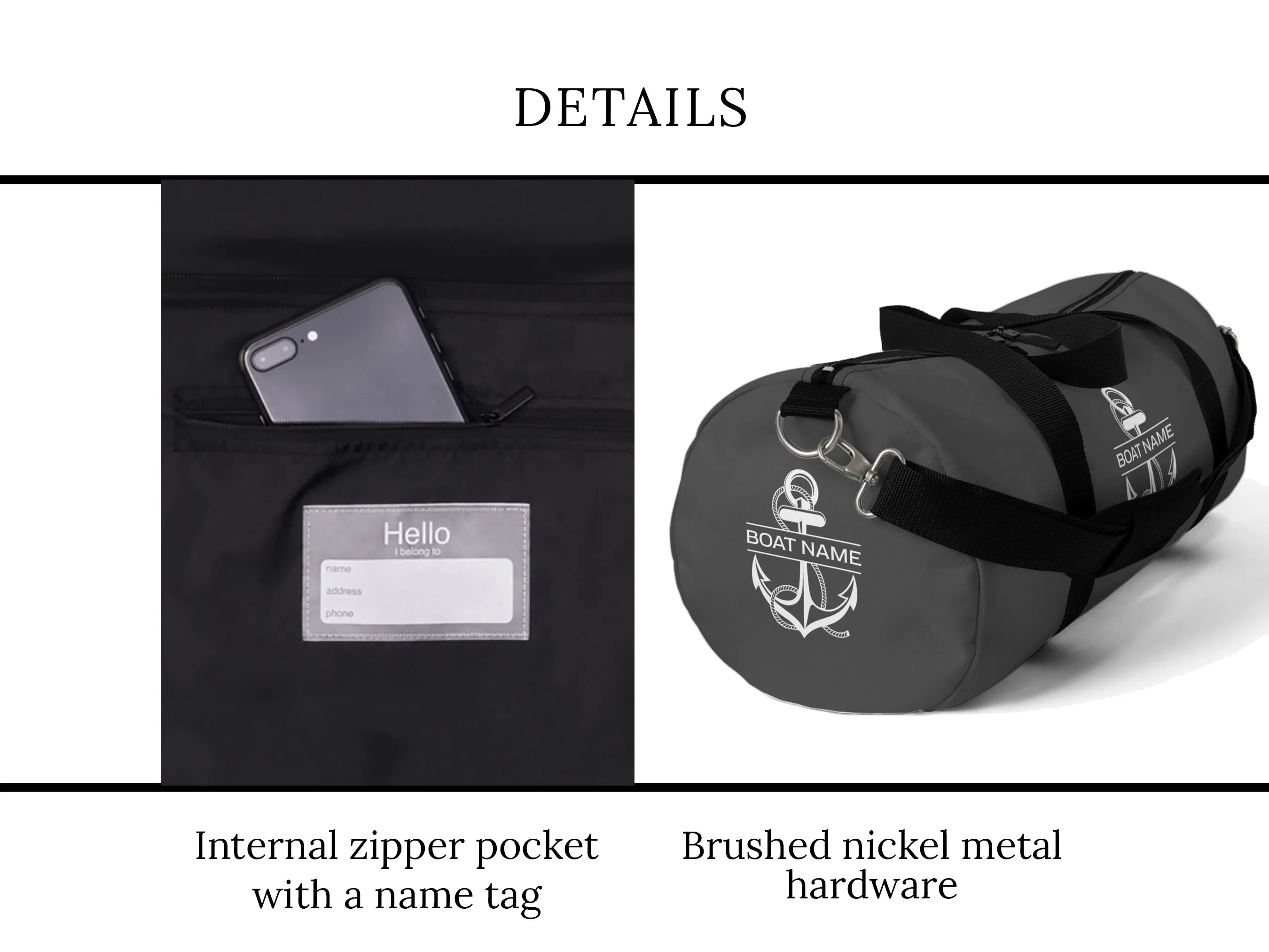 Nautical Duffel Bag | Upwind Design