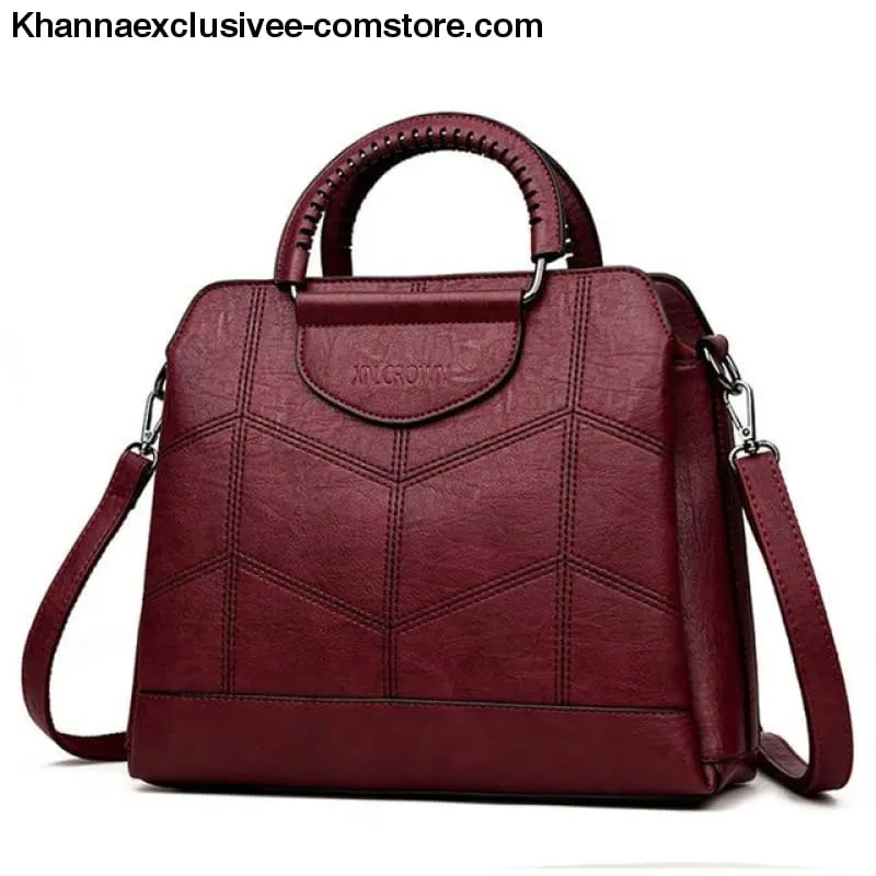 New Tote Leather Luxury Women's Designer Handbag High Quality Cross body Bag Sac a Main Ladies Purse