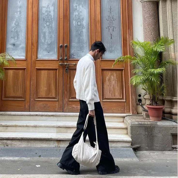 Off White Canvas Bag