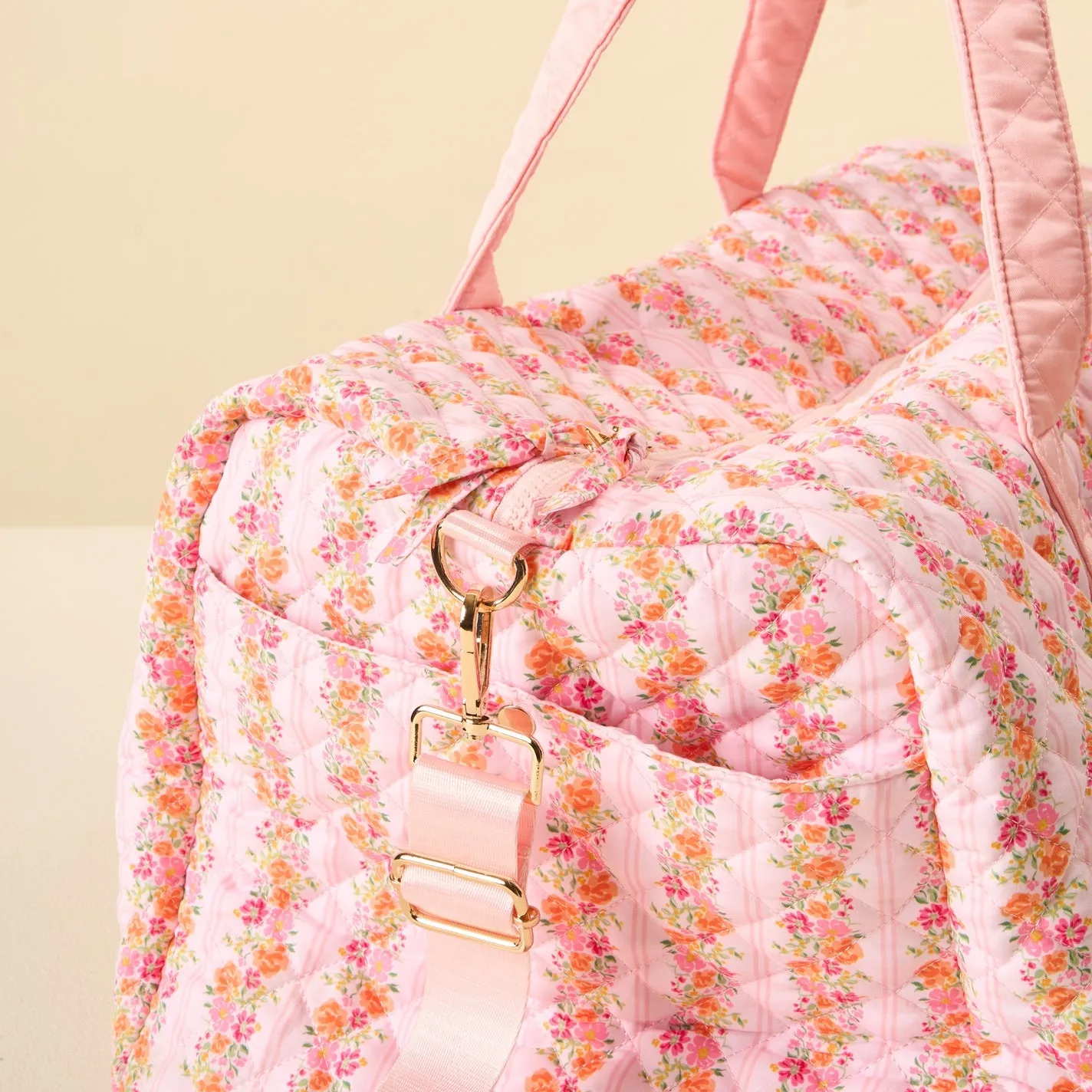 On-The-Go Quilted Weekender Bag