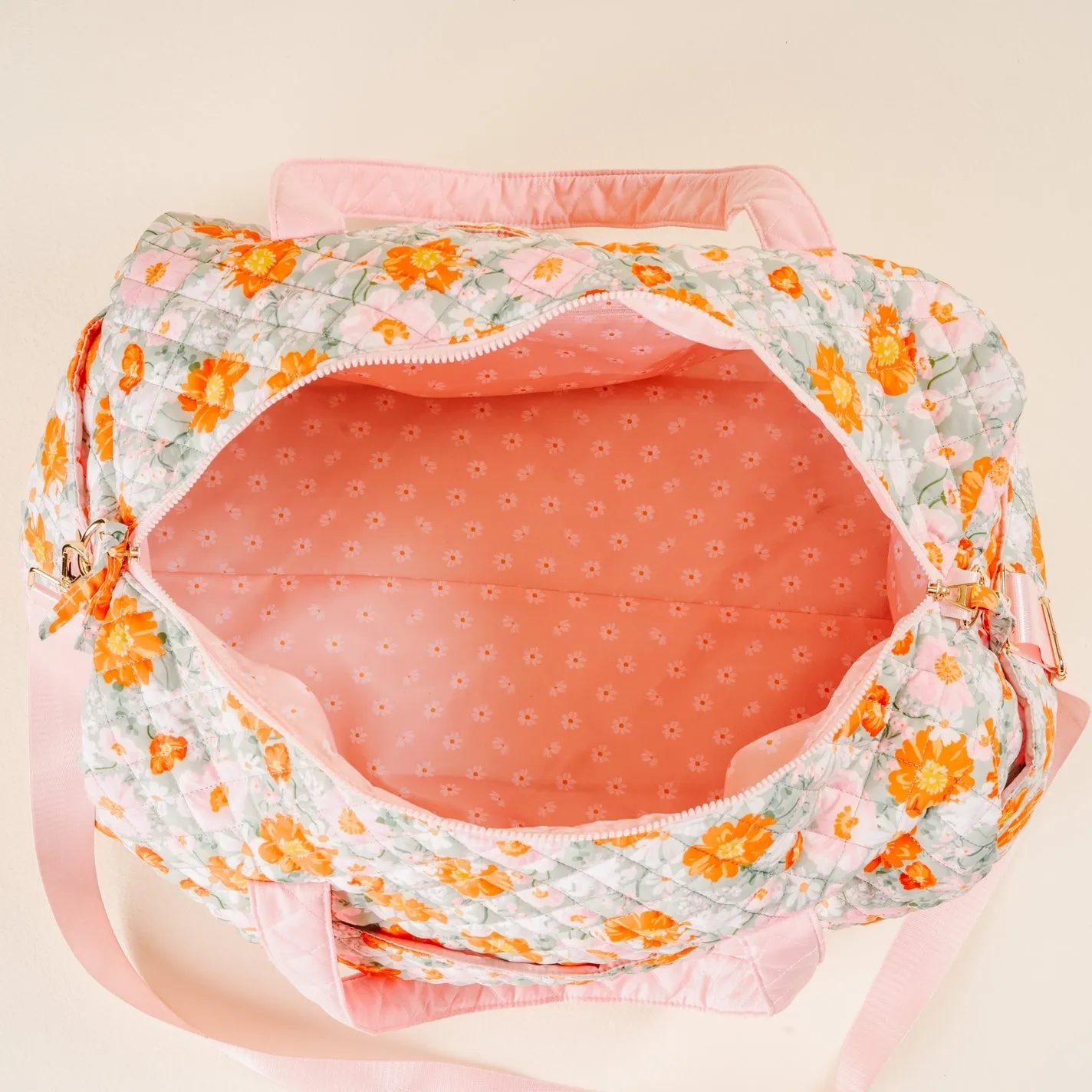 On-The-Go Quilted Weekender Bag