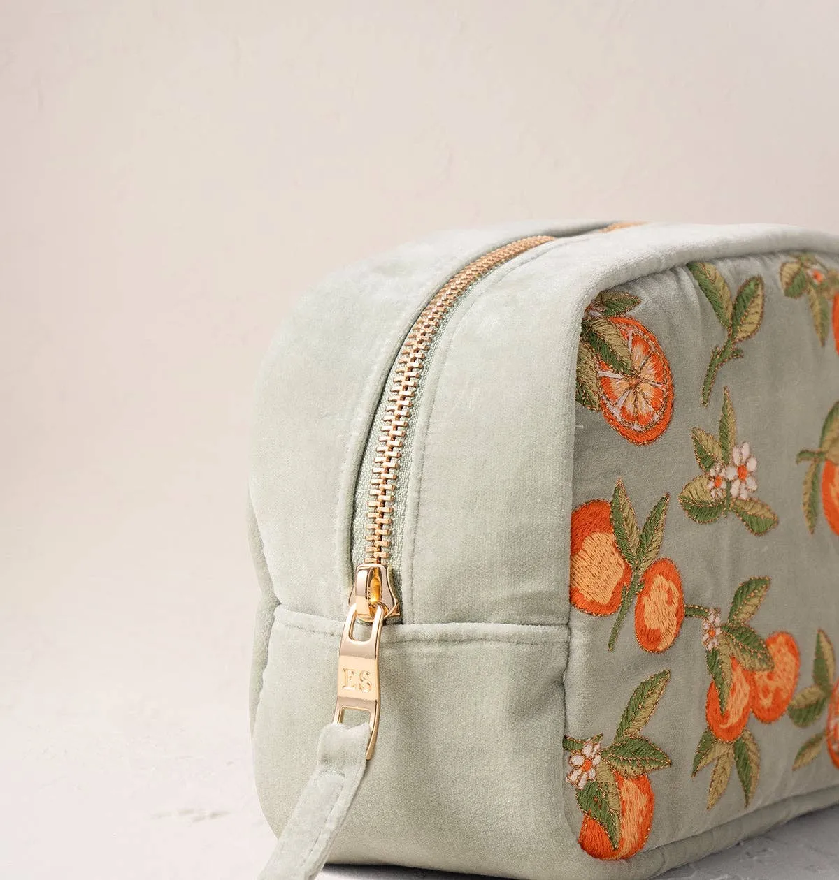 Orange Blossom Makeup Bag