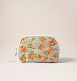 Orange Blossom Makeup Bag