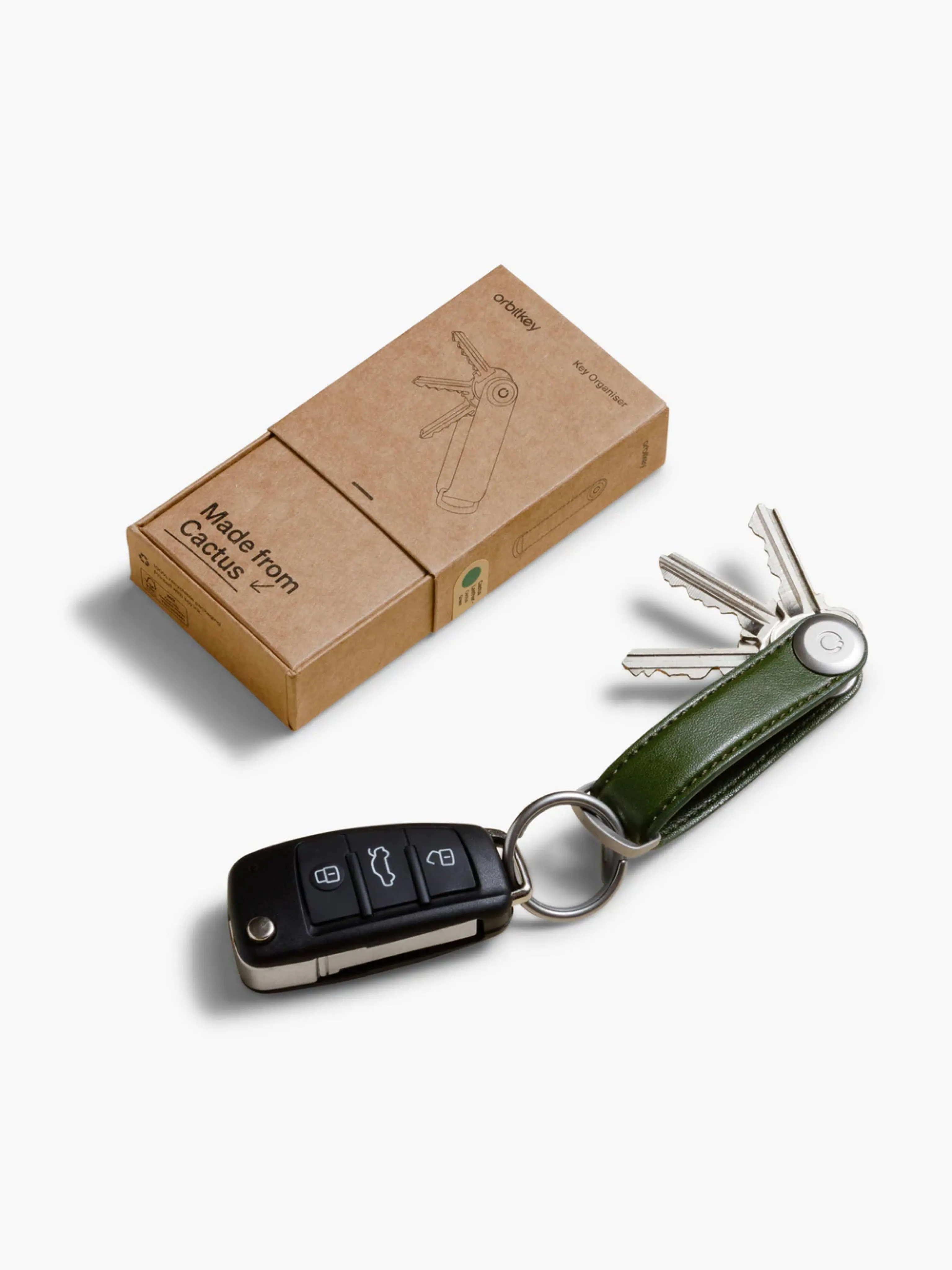 Orbitkey Key Organiser Cactus Leather