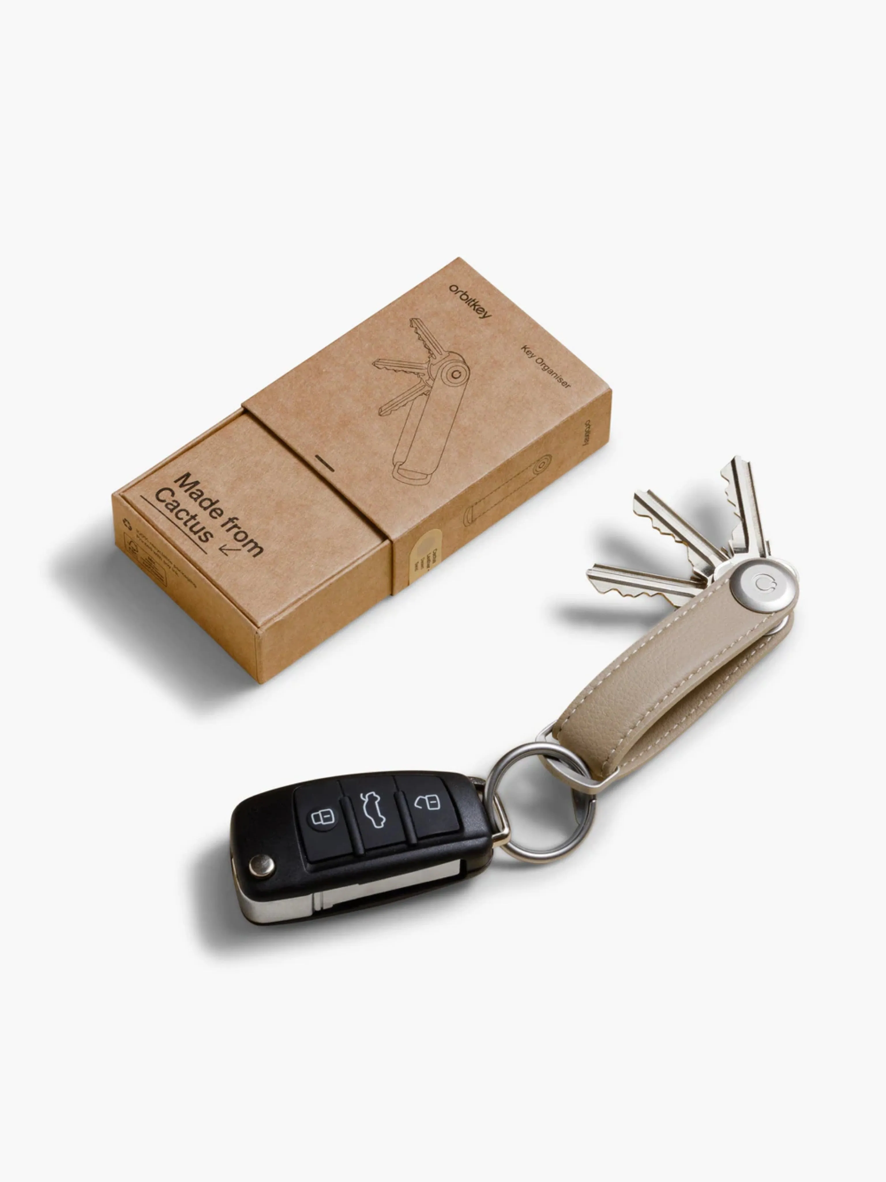 Orbitkey Key Organiser Cactus Leather