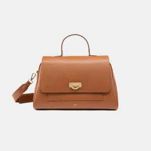 Palermo Italian Leather Weekender in Acorn