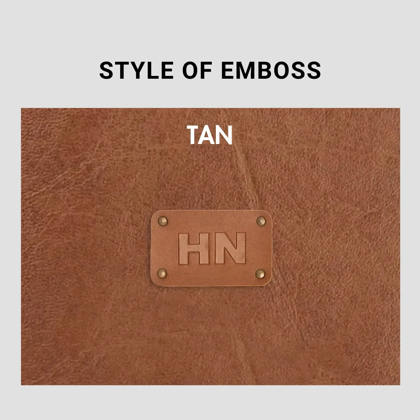 PERSONALISED WEEKENDER BAG - TAN
