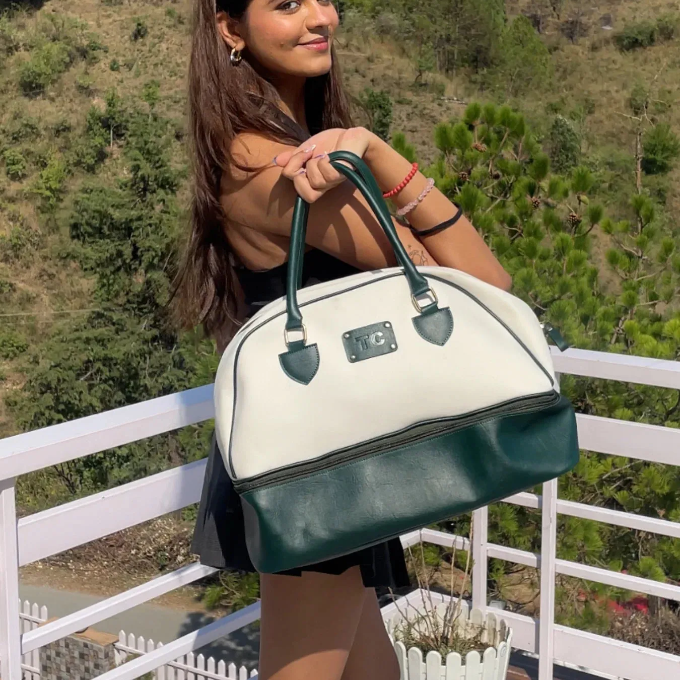 PERSONALISED WEEKENDER BAG - TAN