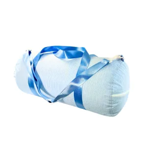 Personalized Glossed Stripe Blue Weekender