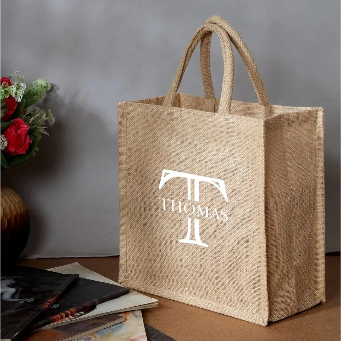 Personalized Monogram Beach Bag Custom Burlap Bags Large Beach Tote Bags