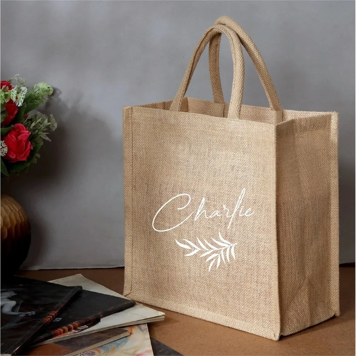 Personalized Monogram Beach Bag Custom Burlap Bags Large Beach Tote Bags