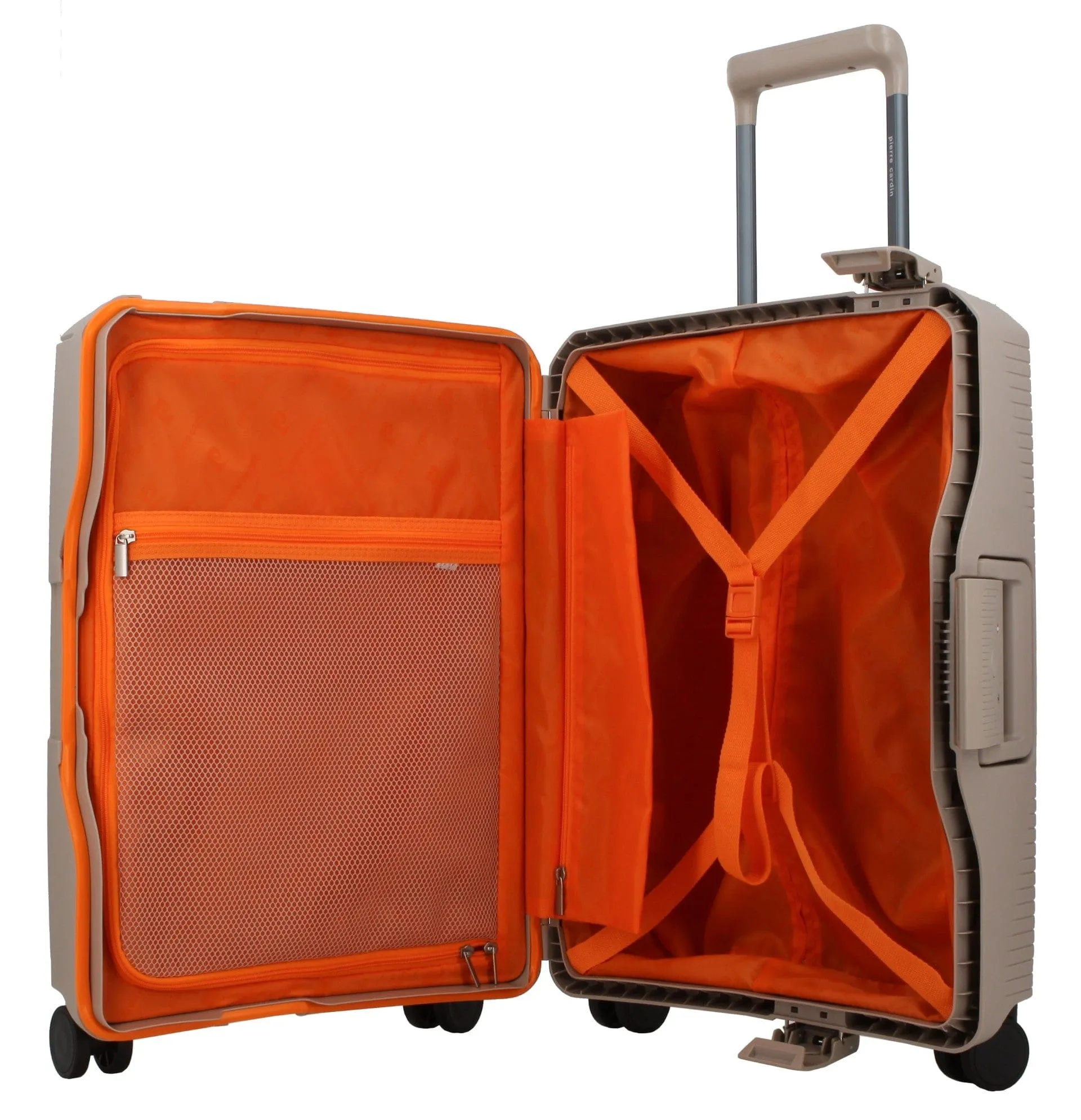 Pierre Cardin Cannes Clip Case 28Cm Large Beige/Orange