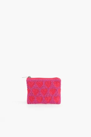 Pink Heary Mini Pouches