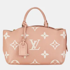 Pink Leather Petit Palais PM Satchel Bag