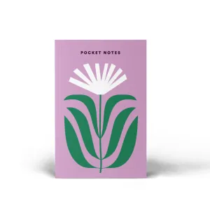 Pocket Notebook / Floral Lilac