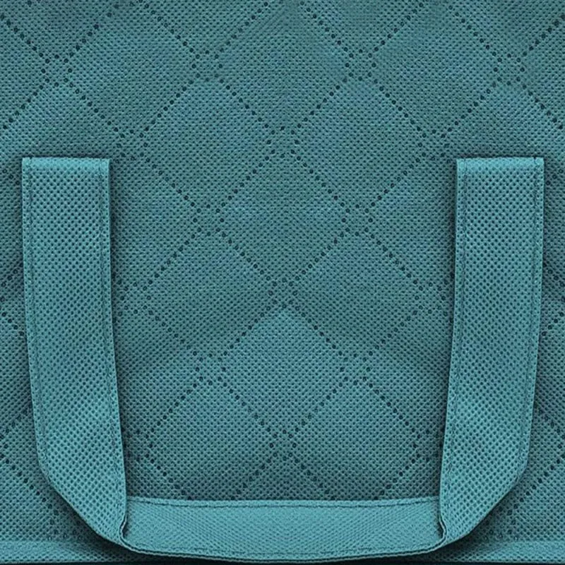 Portable Quilted Non-Woven Clothing Storage Bag Organizer