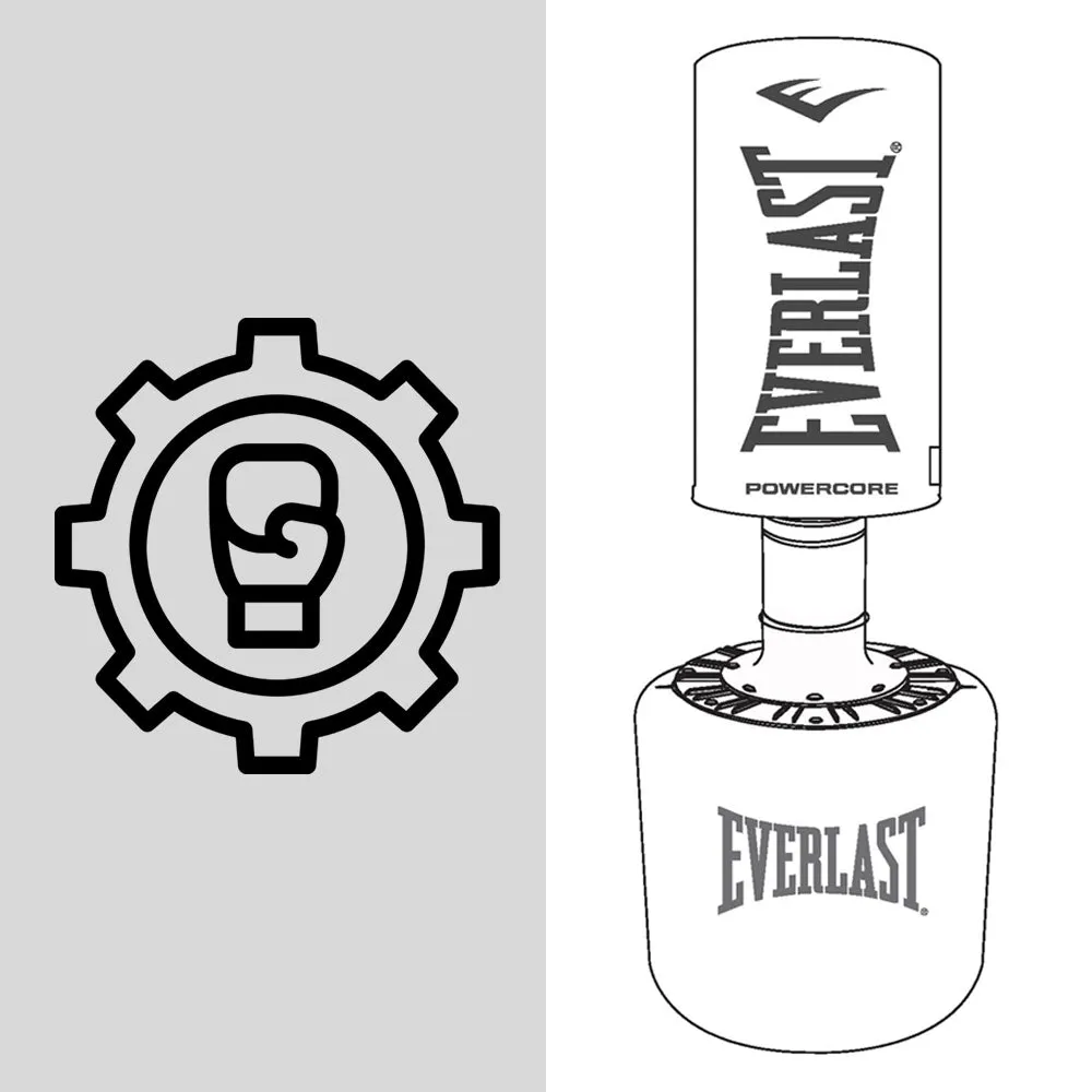 Powercore Freestanding Heavy Bag - Center Foam Plug - Replacement Part