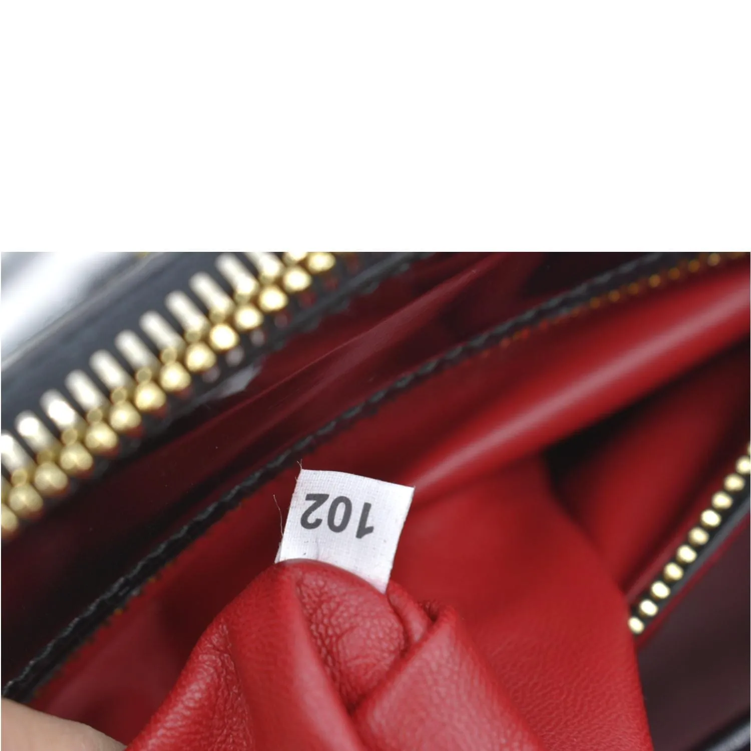 PRADA Double Zip Patent Leather Shoulder Bag Black B1801N