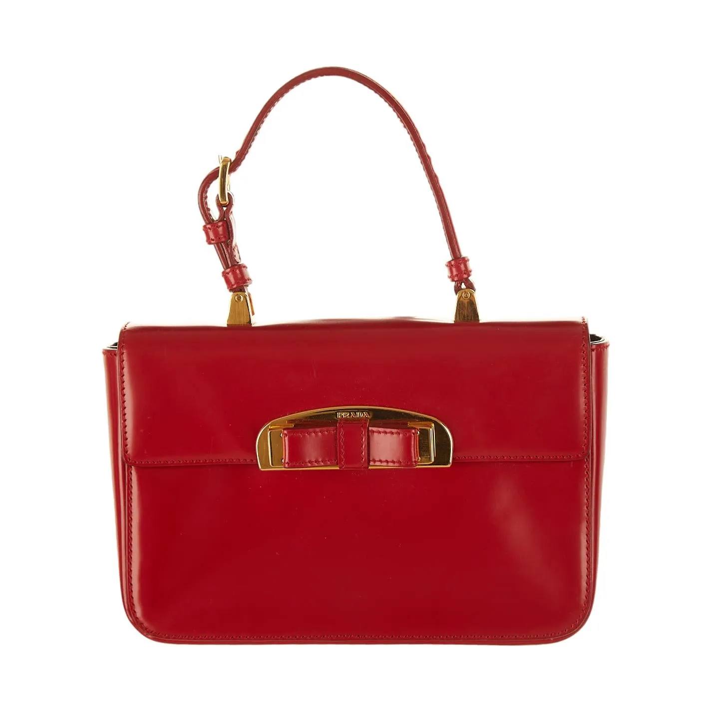 Prada Red Mini Top Handle Bag