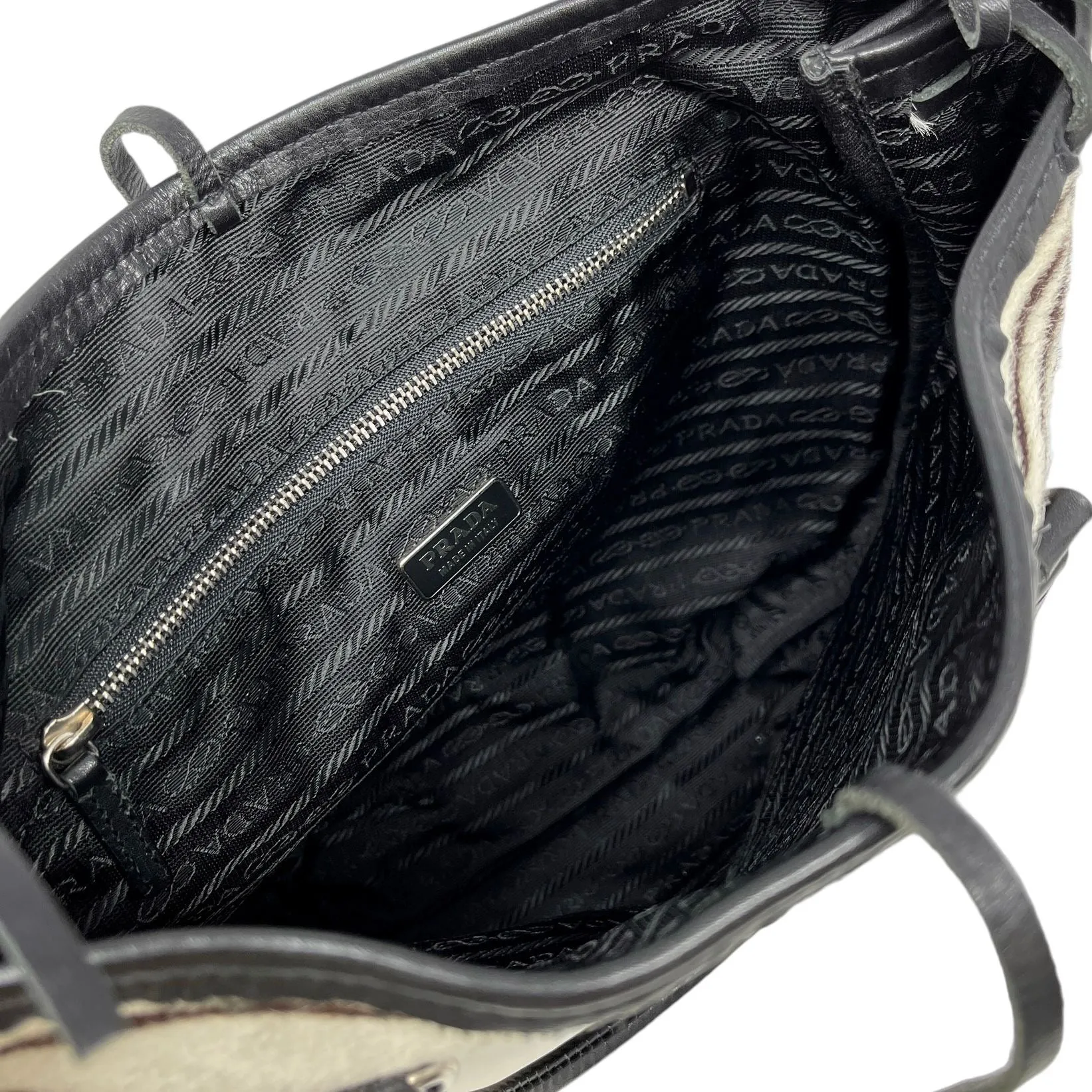 Prada Zebra Mini Top Handle
